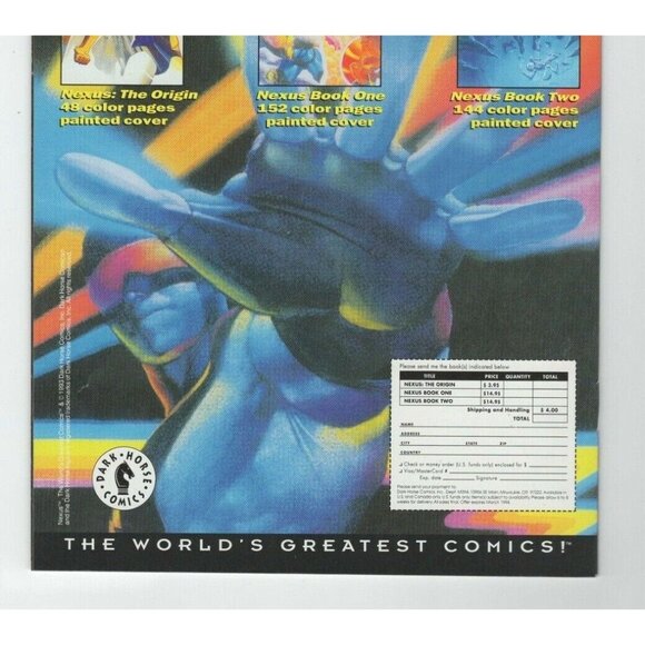 Vintage Dark Horse Magnus Robot Fighter & Nexus #1 Comic Book 93 Mike Baron - Picture 5 of 10